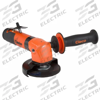 CLECO Air Angle Grinder: 4 1/2 in Wheel Dia, 1.7 hp Horsepower, 12,000 RPM Max. Speed - Standard Reach Air-Powered Angle Grinders