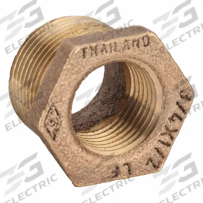 APPROVED VENDOR Metal Pipe Straight: Straight, 3/4 in x 1/2 in, Class 125, None Brass - Threaded Low-Pressure Pipe Fittings for Potable Water