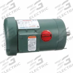 LEESON Three Phase TEFC Motors: C-Face Mount, Totally Enclosed Fan Cooled, 1 1/2 hp, 575V AC, T-Stat (MPN 122228.00). Key specifications — Brand: LEESON; Nameplate Voltage @ 60 Hz: 575V AC; Full Load Current @ 60 Hz: 1.9 A; Nameplate RPM @ 60 Hz: 1,750 RPM; Motor Enclosure: TEFC.