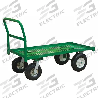 APPROVED VENDOR Platform Truck: 1,000 lb, 48 in L x 24 in W x 15 1/8 in H Deck, Perforated - Flow-Through Platform Trucks