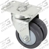 APPROVED VENDOR Plate Caster: Swivel, No Brake, Thermoplastic Rubber, 3 in Wheel Dia, Slot, Ball (MPN P9S-RP030K-P). Key specifications — attr1093313: Ball; attr1093347: Gray; attr1093360: APPROVED VENDOR; attr1172362: Swivel.