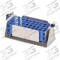 Tube Rack: Stainless Steel, (40) Tubes (MPN 30400107). Key specifications — Material: Stainless Steel; Product Type: Test Tube Rack; Total Holding Capacity: (40) Tubes; Brand: OHAUS.
