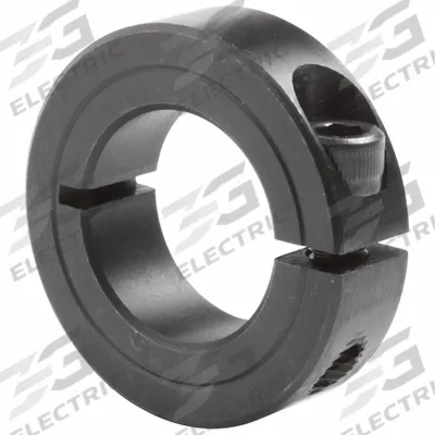 CLIMAX METAL PRODUCTS Shaft Collar: 1-Piece, Inch, Round, Clamp-On, 5/16 in Bore Dia - Steel Shaft Collars