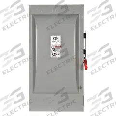 SIEMENS Safety Switch: Fusible, 200 A, Three Phase, 600V AC, 316 Stainless Steel, Indoor/Outdoor (MPN HF364SS). Key specifications — Brand: SIEMENS.