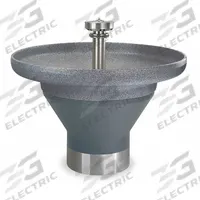 BRADLEY Wash Fountain: Empire Gray, Terreon®, Circular, 54 in Overall Wd, 8 Stations, ADA Compliant (MPN S93-588). Key specifications — Bowl Shape: Circular; Drain Type: Special Vented Trap, Supplied from Above; Color: Empire Gray; Brand: BRADLEY; Series: Terreon Deep Bowl; Sink Material: Terreon®; ADA Compliant: ADA Compliant.