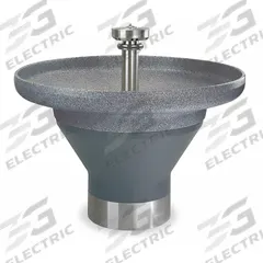 BRADLEY Wash Fountain: Empire Gray, Terreon®, Circular, 54 in Overall Wd, 8 Stations, ADA Compliant (MPN S93-588). Key specifications — Bowl Shape: Circular; Drain Type: Special Vented Trap, Supplied from Above; Color: Empire Gray; Brand: BRADLEY; Series: Terreon Deep Bowl; Sink Material: Terreon®; ADA Compliant: ADA Compliant.