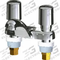 CHICAGO FAUCETS Lavatory Faucet: 802, Cast Brass, Polished Chrome Finish, 2.2 gpm Flow Rate, Aerated (MPN 802-V765ABCP). Key specifications — Brand: CHICAGO FAUCETS; Series: 802; Includes: (2) 1/2 in Coupling Nuts.
