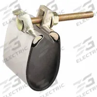 APPROVED VENDOR Repair Clamp: For 1/2 in Pipe, 3 in Overall Lg, 304 Stainless Steel (MPN 24T945). Key specifications — Brand: APPROVED VENDOR; Bolt Material: Steel; Maximum Operating Pressure: 150 psi; Maximum Vacuum Pressure: 150; Gasket Material: Nitrile Rubber.