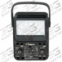 SIMPSON ELECTRIC Analog Multimeter: 1,000 V Max AC Volt Measurement, 1,000 V Max DC Volt Measurement (MPN 260-8P). Key specifications — Brand: SIMPSON ELECTRIC.