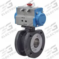 BONOMI Pneumatically Actuated Two-Way Ball Valve: 1 in Size, Carbon Steel, Flange x Flange (MPN 8P724101-1-C1). Key specifications — Brand: BONOMI; Pilot Solenoid Voltage: 110V AC.
