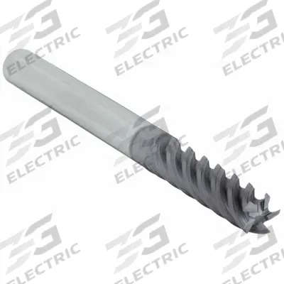 WIDIA HANITA Square End Mill: Carbide, AlTiN Coated, 5 Flute, 8 mm Mill Dia, 32 mm LOC - Fast-Cutting Carbide Square End Mills for Stainless Steel & Super Alloys