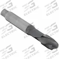 WIDIA GTD Spiral Flute Tap: M10x1.25 Metric, D5 / 6H, 2 Flute, Plug Chamfer, TiN+CrC/C Coated Cobalt (MPN GT725045)