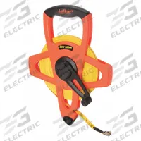 CRESCENT LUFKIN Long Tape Measure: Manual, FM060CME, Metric, 60 m, 1/8 in/1 cm, Plastic with Grip. Key specifications — attr939846: FM060CME; attr939849: Fiberglass; attr939859: Nonmagnetic Single Hook; attr939850: Double-Sided; attr939855: 1/8 in; attr944023: Hook End; attr940484: CRESCENT LUFKIN; attr985224: Plastic with Grip.