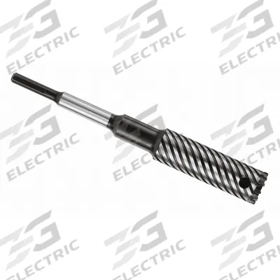 BOSCH Rebar Cutter: 1 1/2 in Drill Bit Size, 10 in Max Drilling Dp, 12 in Overall Lg - 3-Flat-Shank Rebar Cutting Drill Bits