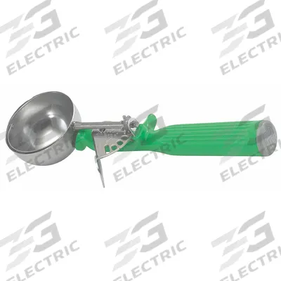 VOLLRATH Disher: 2.7 oz Capacity, Stainless Steel, NSF Certified, 4 1/4 in Handle Lg - Dishers