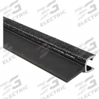 TRIM LOK INC Trim Seal: Top Flap, 25 ft Overall Lg, PVC Outer, For 1/2 in Material Thick - Max (MPN 5B350B2X1/2C-25). Key specifications — Standards: FMVSS 302; Brand: TRIM LOK INC; Color: Black; Outer Material: PVC; Profile Shape: Top Flap; _Gripping Style: Single Tongue.