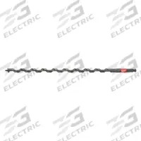 MILWAUKEE Auger Drill Bit: 1 in Drill Bit Size, 18 in Overall Lg, Hex Shank, 7/16 in Shank Hex Size (MPN 48-13-6710). Key specifications — attr255259: Pole Auger; attr255260: Steel; attr255261: PTFE; attr277197: MILWAUKEE.