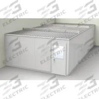 PORTA-FAB Modular In-Plant Office: 32 ft x 16 ft x 8 ft, 2 Walls, Vinyl-Covered Drywall, Gray (MPN GV1632G-2). Key specifications — attr1283794: PORTA-FAB; attr1283748: STC 31; attr1283763: Steel.