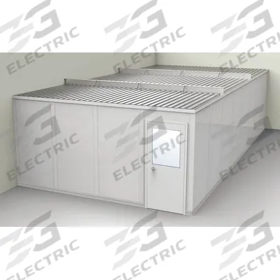 PORTA-FAB Modular In-Plant Office: 32 ft x 16 ft x 8 ft, 2 Walls, Vinyl-Covered Drywall - 2-Wall Unassembled In-Plant Offices
