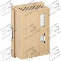 SCHNEIDER Pneumatic Thermostat: 55° to 85°F (Day/Night), 2 Pipes, High Volume Pipes/Air Flow Output (MPN TK-1301). Key specifications — Pneumatic Thermostat Type: Day/Night; Temperature Control Range: 55° to 85°F (Day/Night); Number of Pipes/Air Flow Output: 2 Pipes, High Volume; Thermostat Action: Direct - 15 psig (Day), Direct - 20 psig (Night); Mounting Direction/Includes Cover: Horizontal/Vertical, Yes; Brand: SCHNEIDER.