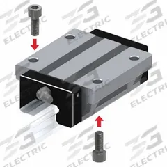 THK Linear Guide Carriage: For 34 mm Rail Wd, Ball, HSR Type Std Guide, 40.5 mm Carriage Ht (MPN HSR35C1SS). Key specifications — Carriage Material: Carbon Steel; Roller Material: Carbon Steel; Size: 35; Brand: THK; Features: No Preload; Type: HSR Type Standard Guide.
