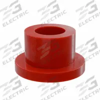 BUNTING BEARINGS Flanged Sleeve Bearing: PTFE, 3/8 in Bore, 5/8 in OD, 1/2 in Overall Lg, Red, 3 PK (MPN BJ4F061004). Key specifications — Brand: BUNTING BEARINGS; Color: Red.