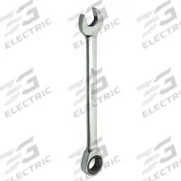 PROTO Combination Wrench: Alloy Steel, Chrome, 18 mm Head Size, 9 1/4 in Overall Lg, Offset (MPN JSCRM18T). Key specifications — attr309600: 18 mm; attr309611: Chrome; attr309610: Alloy Steel; attr309604: No; attr309612: No; attr309613: No; attr309615: No; attr324932: PROTO.