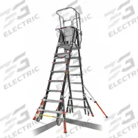 LITTLE GIANT Combination Ladder: 2 Configurations, Fiberglass, 375 lb Load Capacity, 159 lb Wt (MPN 18515-817). Key specifications — Brand: LITTLE GIANT; Included Features: Wheels.
