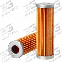 FLEETGUARD Automotive Fuel Filter: 7 1/8 in Overall Lg, 1 1/8 in Outside Dia, 1/2 in Inside Dia (MPN FF5104). Key specifications — Baldwin Interchange: PF872; FleetGuard Interchange: FF5104; Brand: FLEETGUARD; Compatible Vehicle Type: Construction Equipment; Compatible Vehicle Make: Skyjack.