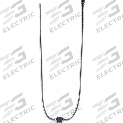 CHICAGO FAUCETS Shower Hose: Stainless Steel, Chrome Finish - Flexible Hoses for Handheld Showerheads