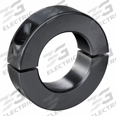 RULAND MANUFACTURING Shaft Collar: 2-Piece, Metric, Round, Clamp-On, 32 mm Bore Dia - Steel Shaft Collars