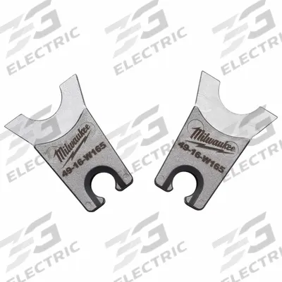MILWAUKEE Upper and Lower Crimping Die: W Style Dies, For Use With 2678-20 - Milwaukee Replacement Crimping Dies