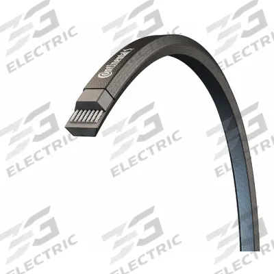 CONTINENTAL V-Belt: AA, AA60, 62 in Outside Lg, 7/8 in Top Wd, 13/32 in Thick - AA Section Double-Sided V-Belts