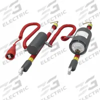 HDE Rotational Phase Meter: 0 V to 45 V, 50 Hz to 60 Hz, For Three Phase, Analog, Light (MPN PRM-100). Key specifications — Brand: HDE; CAT Safety Rating: Not Rated.