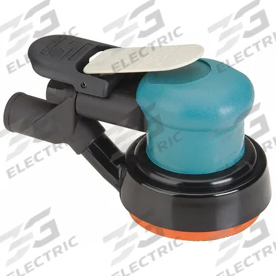 DYNABRADE Air Orbital Sander: 3 1/2 in Disc, Hook and Loop/Vinyl, 3/16 in Orbit, Central Vacuum - Self-Vacuum Random Orbital Sanders