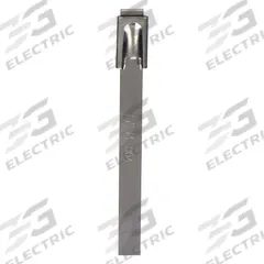 TY-RAP Cable Tie: 14 1/2 in Nominal Lg, 4 in Nominal Max. Bundle Dia., 0.31 in Wd, Silver, 2S, 50 PK (MPN LS-7.9-360B). Key specifications — Brand: TY-RAP; Locking Style: Ball Lock; Color: Silver.