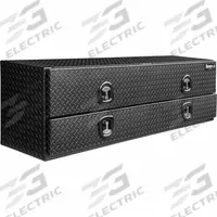 BUYERS PRODUCTS Contractor: Topside Truck Box, Double Lid Lid, T-Handle Compression, Aluminum, Black (MPN 1722578). Key specifications — Brand: BUYERS PRODUCTS; Color: Matte Black; Lock Type: Keyed.