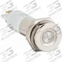 APPROVED VENDOR Flush Panel Light: 10 mm Panel Mounting Hole Dia, LED, White, Flush Head, H10 (MPN 24M097). Key specifications — Brand: APPROVED VENDOR; Electrical Connection: 0.11 Male Quick Disconnect.