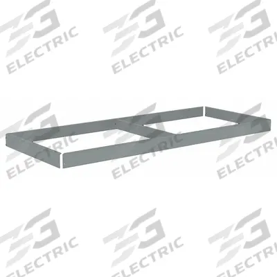 TENNSCO Shelf: 60 in x 18 in, 2,000 lb Load Capacity, Gray - Open Deck Shelf Kits for Boltless Shelving