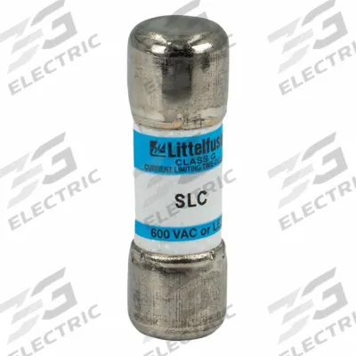 LITTELFUSE Fuse: Class G, SLC Series, Time-Delay, 12 A, 600 V AC - Time-Delay Cylindrical Fuses