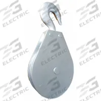 APPROVED VENDOR Pulley Block: Swivel, Lifting/Pulling, 800 lb Working Load Limit, Wire Rope, Steel (MPN 5RRX0). Key specifications — attr994542: Pulley Block; attr994528: APPROVED VENDOR; attr994530: Wire Rope; attr994543: Swivel; attr994552: Swivel Hook; attr994538: Lifting; attr994534: Zinc Plated; attr994535: Steel.