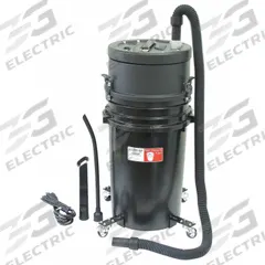 ATRIX Industrial Vacuum: Dry, HEPA Rated, 7 gal Tank Size, Plastic, 1 in Hose Dia, 99 cfm Air Flow (MPN HCVAC7H-ESD). Key specifications — Bag/Cartridge Material: Plastic; Tank Material: Plastic; Standards: CE; Brand: ATRIX.