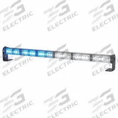 CODE 3 Warning and Directional Light Stick: Combo Warning and Directional Light, Blue/White, Clear (MPN MTS626MC-BW). Key specifications — Brand: CODE 3; Lens Color: Clear; Number of Flash Patterns: 41; Installation Type: Removable; Operating Voltage: 12 to 24V.