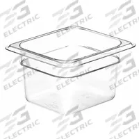 CAMBRO Food Pan: Sixth Size, Rectangular, 1.6 qt Capacity, NSF Certified, 6 15/16 in Overall Lg (MPN CA64CW135). Key specifications — Brand: CAMBRO; Dishwasher Safe: Yes; NSF Certified: Yes; Product Type: Food Pan; Manufacturer Part Number: CA64CW135.
