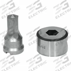EDWARDS Hex Punch & Die Set: Edwards, 55 ton_65 ton_100 ton_120 ton Compatible Ironworker Size, Hex (MPN ED9-PDH3/8). Key specifications — attr67451: IW55 , IW65 , IW100, IW120; attr67489: Hex; attr67463: 3/8 in; attr67447: ED9-PDH3/8; attr67456: Edwards; attr67443: EDWARDS; attr67472: 3/8 inHex Punch & Die Set.
