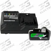 METABO HPT Starter Kit;Battery;Charger: MultiVolt, 4 Ah_8 Ah, Battery Included, Charger Included (MPN UC18YSL3QCYM). Key specifications — attr1278107: Not Oil-Resistant.