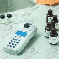 LOVIBOND Colorimeter: 430 nm_660 nm Wavelengths, 0.005 A (MPN MD640). Key specifications — Resolution: 0.005 A; Brand: LOVIBOND; Includes: (3) 24 mm Vials; Display Type: Digital; Test Parameters: DEHA.