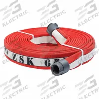 ARMTEX HP Fire Hose: Double Jacket, 1 3/4 in Hose Inside Dia, 50 ft Hose Lg, Red (MPN HP175R050-NP150-L). Key specifications — attr660609: NPSH; attr660602: Rocker; attr660607: Aluminum; attr660629: Synthetic Yarn; attr660626: Nylon Reinforced NBR Rubber.