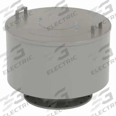 SOLBERG Filter Silencer: 10 in Flange Inlet Size, 3,300 scfm, 23 in Overall Ht - Air Compressor Intake Filters & Silencers