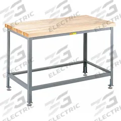 LITTLE GIANT Workbench: Adj Ht, Butcher Block, 24 in x 24 in, 2,000 lb Overall Load Capacity (MPN WTS-2424-LL). Key specifications — attr558057: LITTLE GIANT; attr558094: Not Expandable or Modular.